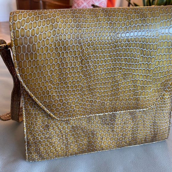 1960s Faux Snakeskin Shoulder bag - Picture 11 of 13
